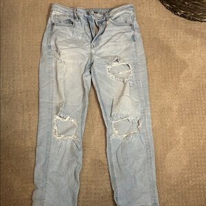 American Eagle Light Blue Ripped Jeans